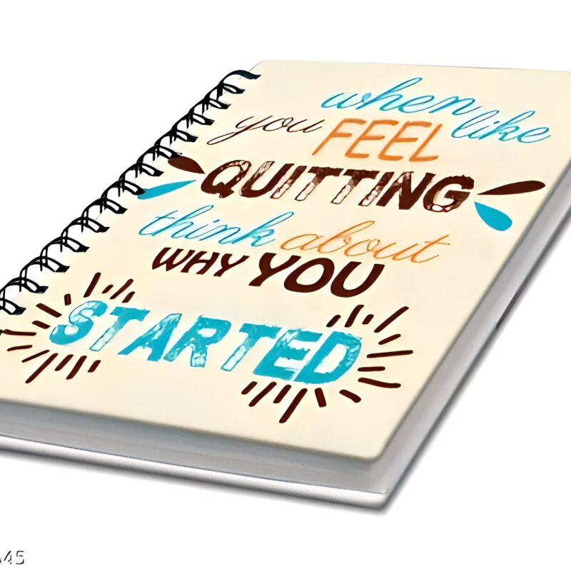 AccuPrints Hard Bound A5 (6 by 9 inch) Wiro Notebook Diary